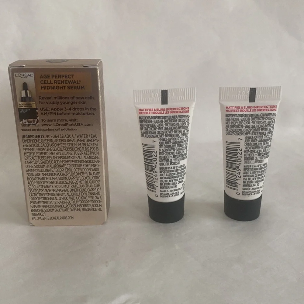 L’ORÉAL 3p Age Perfect Midnight Serum & Infallible Matte Lock Primer